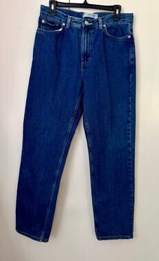Vintage Y2K Tommy Hilfiger Designer Blue Denim Mid Rise Skinny Jeans Size 12 31"